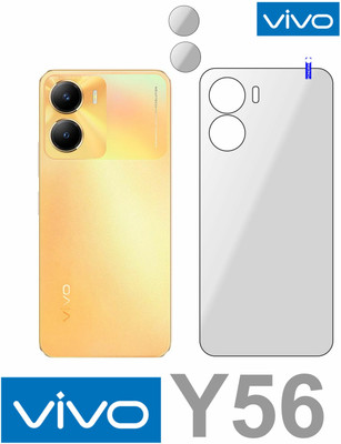 PONDRIK Back Tempered Glass for VIVO Y56 5G(Pack of 2)