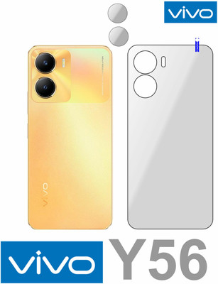 PONDRIK Back Tempered Glass for VIVO Y56 5G(Pack of 2)