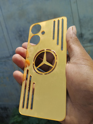 MOKPLZ Back Tempered Glass for OPPO A59 5G BACK GOLDEN TEMPERD GLASS(Pack of 1)