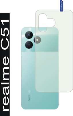 DESIBUZZ Back Tempered Glass for realme C51, (Scratch Proof,Ultra Thin Flexible Guard)(Pack of 1)