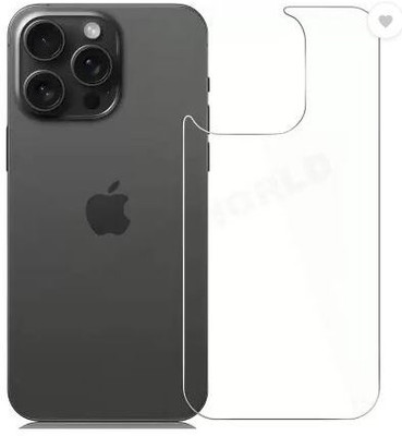 BadiyaBuy Back Tempered Glass for Apple iPhone 16 Pro(Pack of 1)