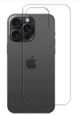 BadiyaBuy Back Tempered Glass for Apple iPhone 15 Pro Max(Pack of 1)