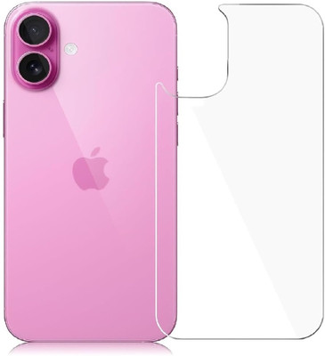 CallSmith Back Tempered Glass for Compatible For iPhone 16 Plus(Pack of 1)