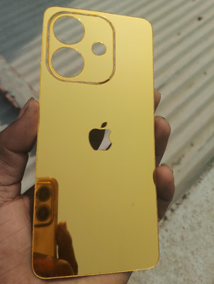 MOKPLZ OPPO A3X 5G GOLDEN MIRROR BACK PANNEL Mobile Skin(GOLDEN)