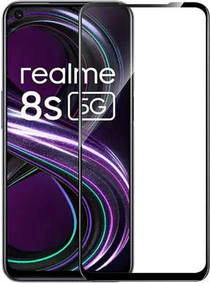 HXD Back Tempered Glass for REALME 8S 5G AMOLED 3D FOR 2 PACK(Pack of 1)