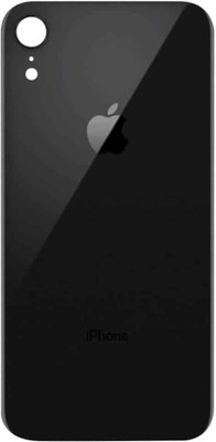 VOLMERE Back Tempered Glass for Compatible For Apple iPhone XR Ultra-thin 9H Anti-Smudge Glossy Finish Back Tempered Glass, with Apple logo(Pack of 1)