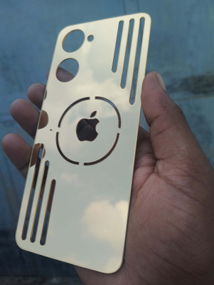 MOKPLZ VIVO Y28s 5G GOLDEN MIRROR BACK PANNEL Mobile Skin(GOLDEN)