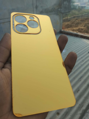 MOKPLZ Infinix Hot 40 GOLDEN MIRROR BACK PANNEL Mobile Skin(GOLDEN)