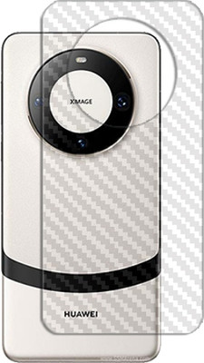 SOMTONE Back Tempered Glass for Huawei Mate 60 Pro+ BACK CARBON FIBER SKIN(Pack of 1)