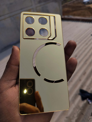 MOKPLZ Back Tempered Glass for BACK GOLDEN TEMPERD GLASS FOR Infinix GT 20 Pro(Pack of 1)