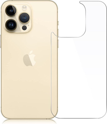 CallSmith Back Tempered Glass for Apple iPhone 14 Pro Max HD Clarity Anti-Fingerprint Rear Tempered Glass(Pack of 1)