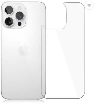 BadiyaBuy Back Tempered Glass for Apple iPhone 16 Pro Max(Pack of 1)