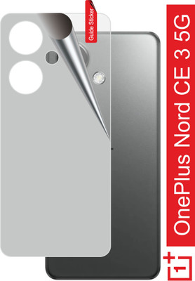 skrechtech Back Tempered Glass for OnePlus Nord CE 3 5G, Nord CE 3 5G(Pack of 1)