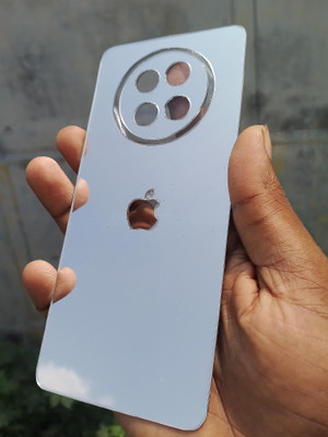 MOKPLZ Back Tempered Glass for REALME 12X 5G BACK SILVER TEMPERD GLASS(Pack of 1)