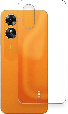 SOMTONE Back Tempered Glass for Oppo A17 BACK(Pack of 1)