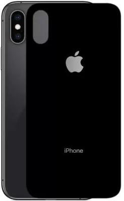 CallSmith Back Tempered Glass for Apple IPhone XS MAX Back Shield 9H Anti-Smudge Glossy Tempered Glass with Apple logo(Pack of 1)
