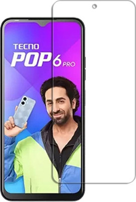 ARBAN Tempered Glass Guard for Tecno Pop 6 Pro FRONT SCREEN GUARD(Pack of 1)