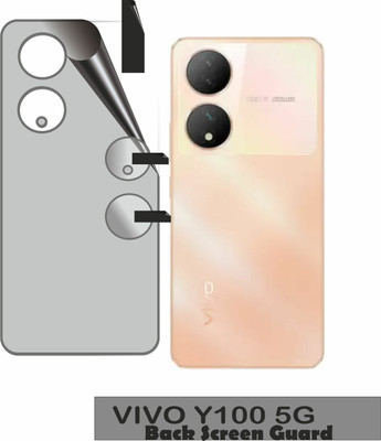 JSGROWITTECH Back Tempered Glass for Vivo Y100,Vivo Y100 5G & Camera Lens(Pack of 2)