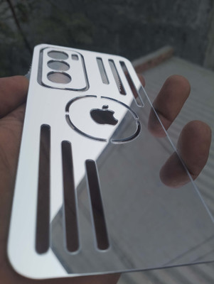 MOKPLZ OPPO RENO 12 PRO 5G SILVER MIRROR BACK PANNEL Mobile Skin(Silver)