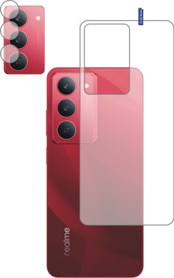 DESIBUZZ Back Tempered Glass for realme 14x 5G, (Flexible), camera lens protectors(Pack of 2)