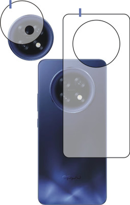 DESIBUZZ Back Tempered Glass for OPPO F31 Pro+ 5G with camera lens protector(Pack of 2)