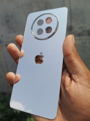 MOKPLZ Back Tempered Glass for REALME 12X 5G BACK SILVER TEMPERD GLASS(Pack of 1)