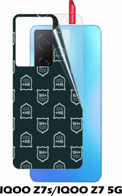S9HUB Back Tempered Glass for IQOO Z7s 5G, IQOO Z7 5G(Pack of 1)