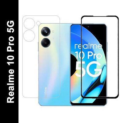 ECMERED Front and Back Tempered Glass for Realme 10 Pro, Realme 10 Pro 5G, realme 10 Pro 5G(Pack of 1)
