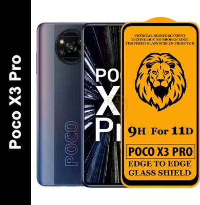 SEVEN7STAR Edge To Edge Tempered Glass for Poco X3 Pro(Pack of 1)