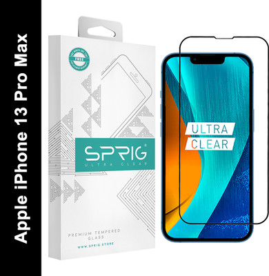 Sprig Edge To Edge Tempered Glass for Apple iPhone 13 Pro Max(Pack of 1)