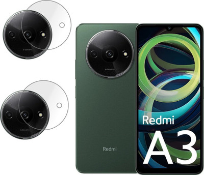 CINZIA Back Camera Lens Glass Protector for REDMI A3(Pack of: 2)