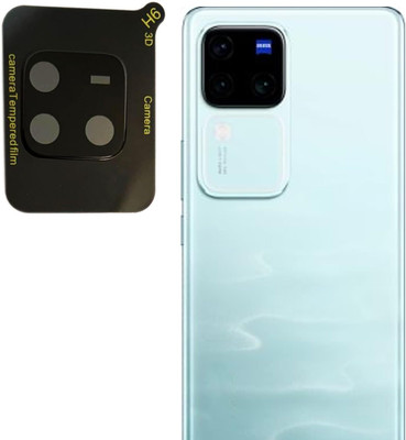 Casesily Back Camera Lens Glass Protector for Vivo V30 5G Black(Pack of: 1)