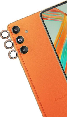 A3sprime Camera Lens Protector for SAMSUNG Galaxy F55 5G, Galaxy M55 5G, |Edge to Edge Full Coverage 9H Surface Hardness Tempered Glass with Metal Ring Guard Camera Lens Protector|(Pack of 3)