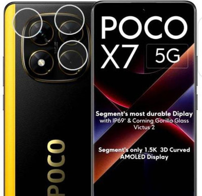 DB Camera Lens Protector for POCO X7 5G CAMERA LENS(Pack of 1)