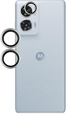 PROZZILE Back Camera Lens Glass Protector for Motorola G85, Individual Metal Ring Tempered Glass Lens Cover(Pack of: 1)