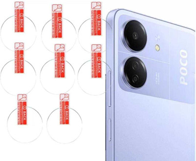 ZIDZEE Camera Lens Protector for POCO C65 CAMERA LENS(Pack of 4)