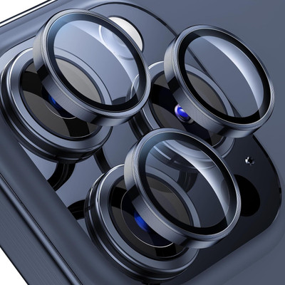 MATSV Camera Lens Protector for iPhone 15 Pro Max (3Pc Set)(Pack of 1)