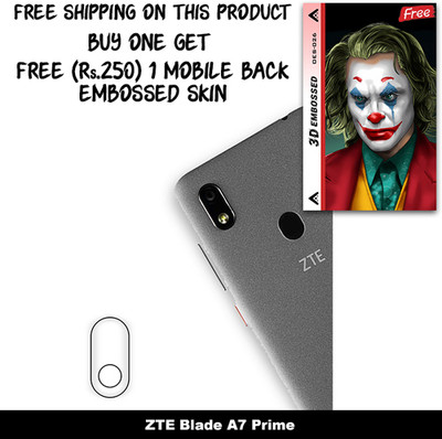 ARBAN Camera Lens Protector for ZTE Blade A7 Prime FREE 1 3D EMBOSSED SKIN FOR MOBILE BACK WITH CUT C1S026(Pack of 1)