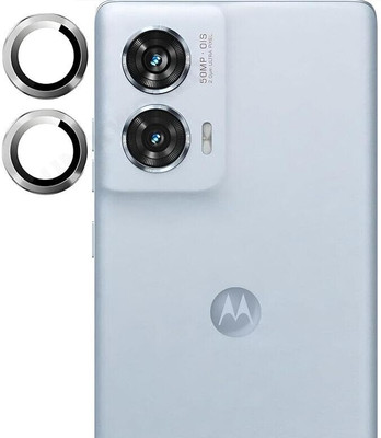 prozzile Camera Lens Protector for MOTOROLA Edge 50 Fusion, Individual Metal Ring Tempered Glass Lens Cover(Pack of 1)