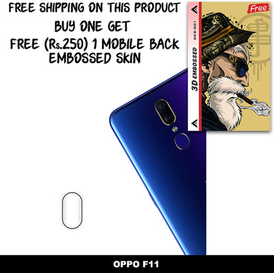 ARBAN Camera Lens Protector for OPPO F11 FREE 1 3D EMBOSSED SKIN FOR MOBILE BACK C1S001(Pack of 1)