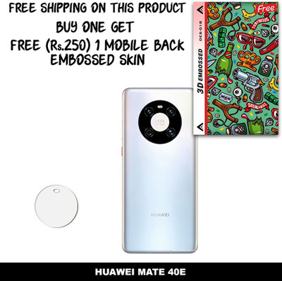 SOMTONE Camera Lens Protector for HUAWEI MATE 40E FREE 1 3D EMBOSSED SKIN FOR MOBILE BACK WITH CUT C1S018(Pack of 1)