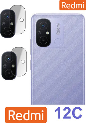 CINZIA Back Camera Lens Glass Protector for REDMI 12c(Pack of: 2)
