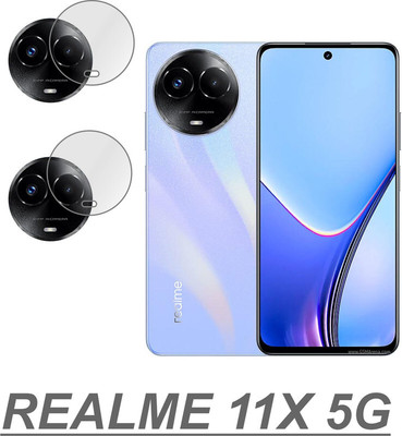 CINZIA Back Camera Lens Glass Protector for Realme 11x 5G(Pack of: 2)