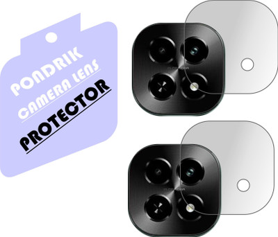 PONDRIK Back Camera Lens Glass Protector for Realme C63 5G(Pack of: 2)