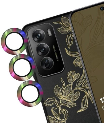 A3sprime Back Camera Lens Ring Guard Protector for Oppo Reno12 Pro 5G(Pack of: 3)