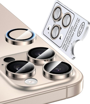 CASENED Back Camera Lens Glass Protector for iPhone 16 Pro /15 Pro / 14 Pro, iPhone 16 Pro Max /15 Pro Max / 14 Pro Max(Pack of: 1)