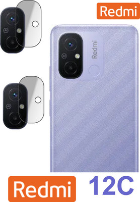 CINZIA Back Camera Lens Glass Protector for REDMI 12c(Pack of: 2)