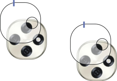 DESIBUZZ Camera Lens Protector for OPPO F31 Pro 5G(Pack of 2)