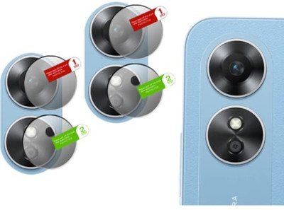 DB Back Camera Lens Glass Protector for OPPO A17 CAMERA LENS ( PACK OF 2)(Pack of: 2)