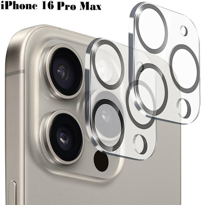 welldesign Camera Lens Protector for Apple iPhone 16 Pro Max, Apple iPhone 16 Pro(Pack of 1)